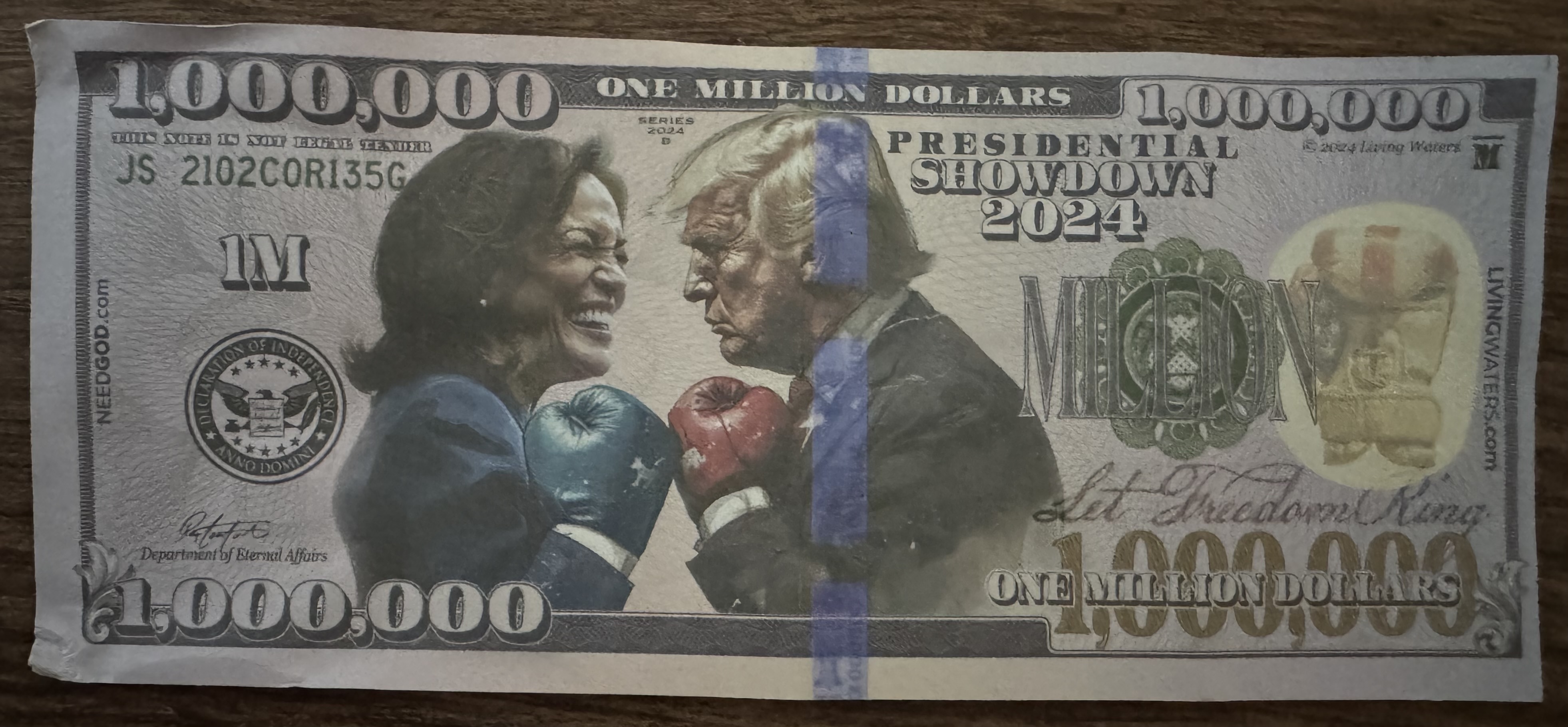 !1,000,000 Bill (front)